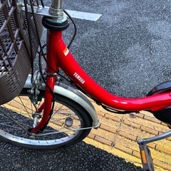 中古20インチYAMAHA電動アシスト自転車　8.7Ah 大阪の画像