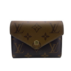 ルイヴィトン LOUIS VUITTON 三つ折り財布 モノグラムリバース ポルトフォイユ ヴィクトリーヌ M81557 ベージュの画像