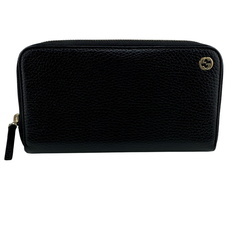 グッチ GUCCI 長財布 インターロッキング ラウンドファスナー 449347 ブラックの画像