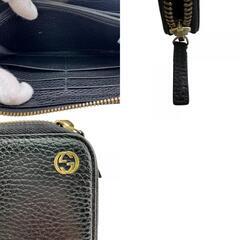 グッチ GUCCI 長財布 インターロッキング ラウンドファスナー 449347 ブラックの画像