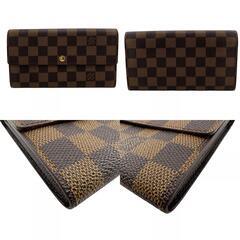 ルイヴィトン LOUIS VUITTON 長財布 ダミエ ポルト モネ クレディ N61734 ブラウンの画像