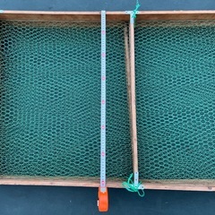 【自作】干物用ザル、ビオトープのフタにも。、の画像