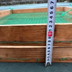 【自作】干物用ザル、ビオトープのフタにも。、の画像