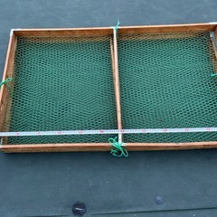 【自作】干物用ザル、ビオトープのフタにも。、の画像