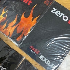 非売品 コカコーラゼロ EXILEバンダナ ハンカチまとめて!  の画像