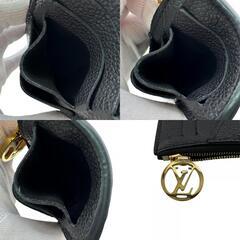 ルイヴィトン LOUIS VUITTON コインケース アンプラント ポルトカルトロミー M81883 ブラックの画像