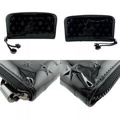 ジミーチュウ JIMMY CHOO 長財布 ラウンドジップ ブラックの画像