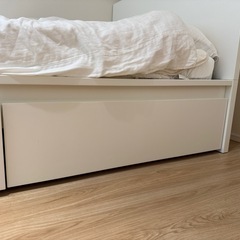 IKEA  MALM  ベッド下収納　2個セットの画像
