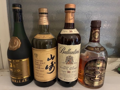 ナポレオン　ブランデー　コニャック　シーバスリーガル　XO ４本まとめ売り ナポレオンフレンチブランデー CHIVAS REGAL(シーバスリーガル