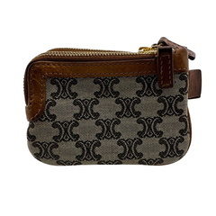 セリーヌ CELINE コインケース マカダム キーリング ベージュの画像