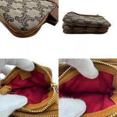 セリーヌ CELINE コインケース マカダム キーリング ベージュの画像