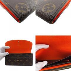 ルイヴィトン LOUIS VUITTON 長財布 モノグラム ポルトフォイユエミリー M61578 ブラウンの画像