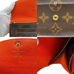 ルイヴィトン LOUIS VUITTON 長財布 モノグラム ポルトフォイユエミリー M61578 ブラウンの画像