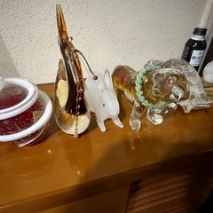 干支　ガラス製置物の画像