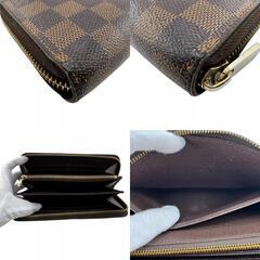 ルイヴィトン LOUIS VUITTON 長財布 ダミエ ジッピーウォレット ラウンドジップ N60015 ブルーの画像