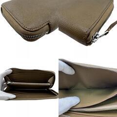 エルメス HERMES 長財布 エブリンジップ ラウンドジップ ブラウンの画像