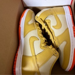 26.5㎝　箱付き☆ナイキ ダンク ハイ レトロ プレミアム ☆イエロー☆の画像