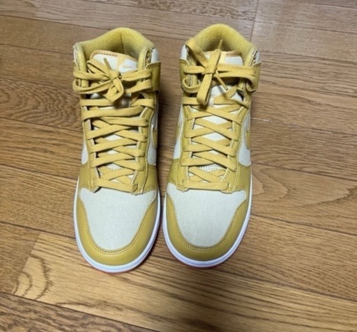 26.5㎝　箱付き☆ナイキ ダンク ハイ レトロ プレミアム ☆イエロー☆