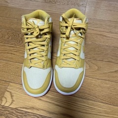 26.5㎝　箱付き☆ナイキ ダンク ハイ レトロ プレミアム ☆イエロー☆の画像