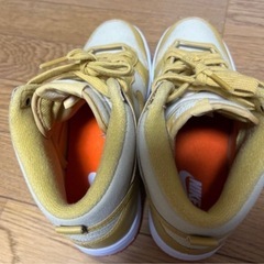 26.5㎝　箱付き☆ナイキ ダンク ハイ レトロ プレミアム ☆イエロー☆の画像