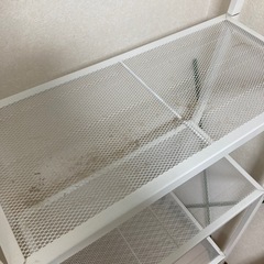 IKEA ラック 白の画像