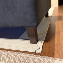 引き取り限定!! フランネルソファ　PIVO 3人掛け　チャコールグレーの画像