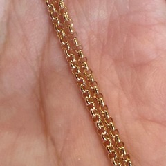 K18 ロールチェーン 6.14g / 50cmネックレスの画像