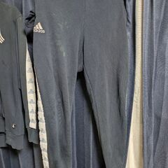 アディダス　タンゴ　スウェット上下セット　紺　XLサイズの画像
