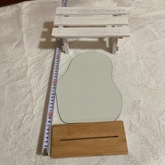 ダイソーかわいいバンブーミラー3点セットの画像