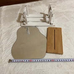 ダイソーかわいいバンブーミラー3点セットの画像