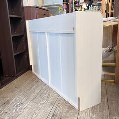 棚板可動式 薄型 スリムラック 本棚 シェルフ 白 ホワイト 横幅90cm奥行20cm高さ60cm★買取帝国 志木店の画像