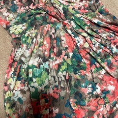 Sinequanone 花柄カシュクールワンピース 半袖 F マルチカラーの画像