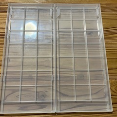 無印　ポリプロピレンケース　天板のみ2枚セット　の画像