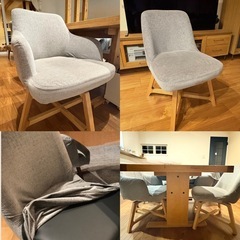 ダイニングテーブルとチェアセット　の画像