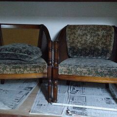 【受け渡し者決定】レトロ椅子　2台の画像