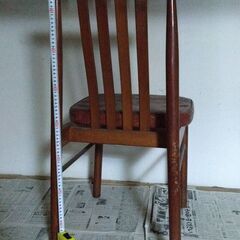 【受け渡し者決定】レトロ？ダイニングチェアー　４脚の画像