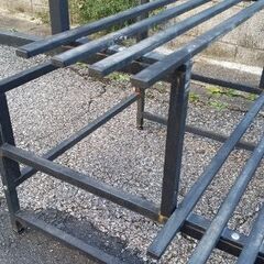 金属製フラワーラック3段の画像