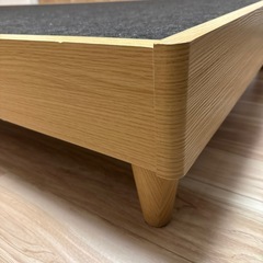 シングルベッド照明＆コンセント2口付　ナチュラルの画像