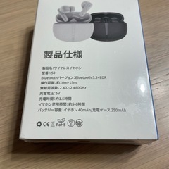 ワイヤレスイヤホン②の画像