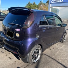 めちゃ速！ターボ！三菱アイ ETC 社外マフラー ADVANホイール スポーツタイヤ バックカメラの画像