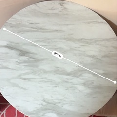 【アシュレイ家具】丸テーブルの画像