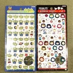 正規品　ディズニー ボンボンドロップシール 6枚セット プーさん 101匹わんちゃんの画像