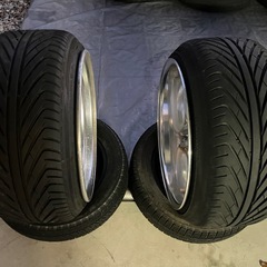 ワーク　グノーシス18インチ　アルミホイールタイヤ付き　クラウン、レクサスIS、GS等　の画像