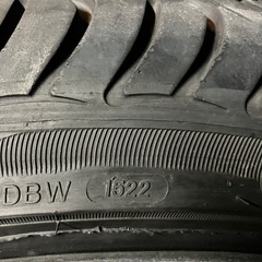 ワーク　グノーシス18インチ　アルミホイールタイヤ付き　クラウン、レクサスIS、GS等　の画像