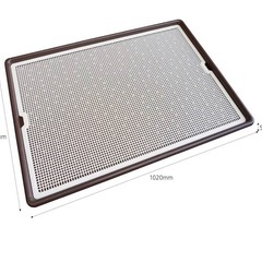 犬用トイレ メッシュ付きトイレトレー ペット/犬/猫用 大型 特大 Lサイズ 床保護 排泄トレーニングパッドホルダー 1020 x 710 x 50 mm AMT-1100の画像