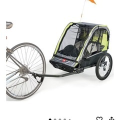 自転車に取り付けてもベビーカーとしても使える！チャイルドトレーラーの画像