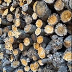 軽トラ平積み8000円‼️✨薪‼️✨広葉樹（薪ストーブ、焚き火、キャンプ、BBQ）の画像