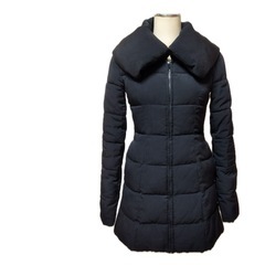 rienda ダウン風コート ロング 大きめ襟の画像