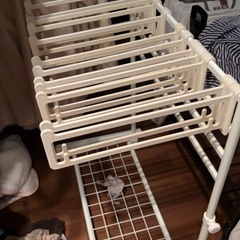 スラックスパンツ　ハンガーラックの画像