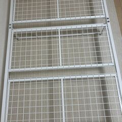 【ニトリ】シングルパイプベッド バジーナJHF3｜部品・説明書付きの画像